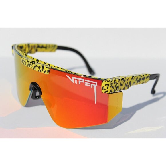 PIT VIPER The Carnivore 2000 Sunglasses/Safety Cheetah/Orange ANSI Z87+ NEW - Picture 5 of 10